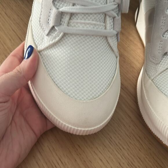 Sorel White and Cream Women's Sneakers - Picture 5 of 15